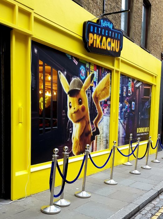 Pikachu pop-up event at Seven Dials